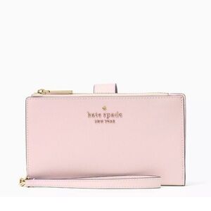 Kate Spade Staci Phone Wallet Wristlet Pink